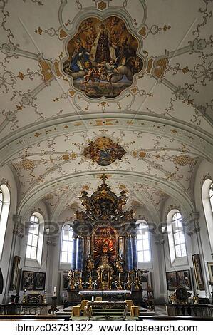 "Altar room with a vaulted ceiling of the Parish Church and Pilgrimage Church of the Assumption of Mary, Grossgmain, Salzburg State, Austria, Europe" View Large Photo Image Stock Image - "Altar room with a vaulted ceiling of the Parish Church and Pilgrimage Church of the Assumption of Mary, Grossgmain, Salzburg State, Austria, Europe". Fotosearch