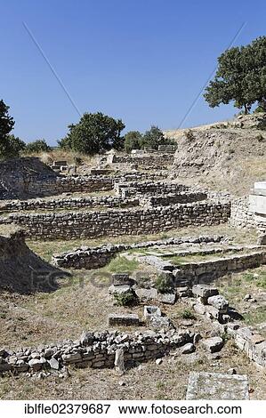 "Altar space in the archaeological site of Troy, Truva, Canakkale, Marmara, Turkey, Asia" View Large Photo Image Stock Photo - "Altar space in the archaeological site of Troy, Truva, Canakkale, Marmara, Turkey, Asia". Fotosearch