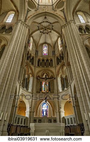 "Altar with choir and apse of the Late Romanesque cathedral of St. George or Limburg Cathedral, Limburg an der Lahn, Hesse, Germany, Europe" View Large Photo Image Stock Image - "Altar with choir and apse of the Late Romanesque cathedral of St. George or Limburg Cathedral, Limburg an der Lahn, Hesse, Germany, Europe". Fotosearch