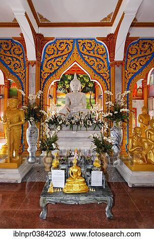 "Altar with ornaments, Wat Chalong temple, Phuket, Thailand, Asia" View Large Photo Image Stock Image - "Altar with ornaments, Wat Chalong temple, Phuket, Thailand, Asia". Fotosearch