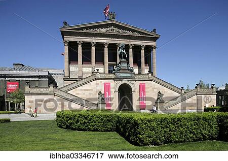 Stock Photo - "Alte Nationalgalerie, Old National Gallery on Museum Island, Berlin-Mitte, Berlin, Germany, Europe". Fotosearch