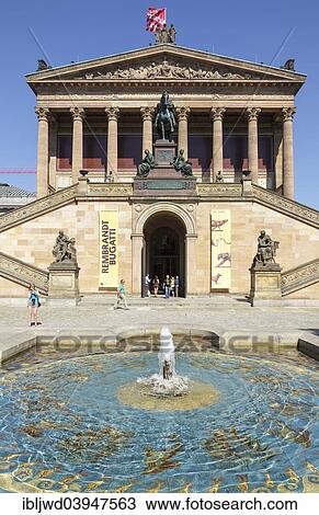 Stock Image - "Alte Nationalgalerie or Old National Gallery, Berlin, Germany, Europe". Fotosearch