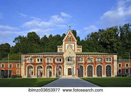 Stock Photo - "Alte Saline, old salt refinery, main building, Bad Reichenhall, Berchtesgadener Land District, Upper Bavaria, Bavaria, Germany, Europe". Fotosearch