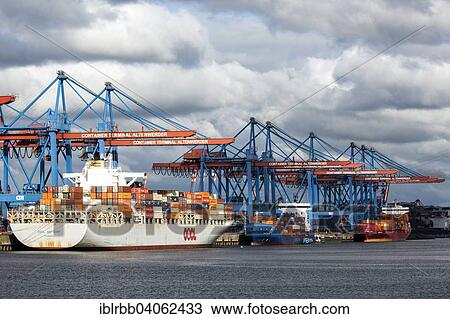 "Altenwerder container terminal in the Port of Hamburg, Southern Elbe, Hamburg, Germany, Europe" View Large Photo Image Stock Image - "Altenwerder container terminal in the Port of Hamburg, Southern Elbe, Hamburg, Germany, Europe". Fotosearch