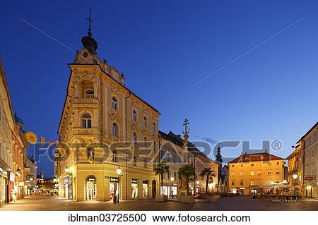 "Alter Platz square, dusk, historic center, Klagenfurt, Carinthia, Austria, Europe" View Large Photo Image Stock Image - "Alter Platz square, dusk, historic center, Klagenfurt, Carinthia, Austria, Europe". Fotosearch