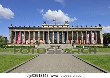 Stock Image - "Altes Museum, Lustgarten park, Berlin, Germany, Europe". Fotosearch
