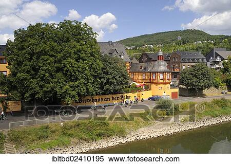 "Altes Zollhaus, old customs house of the Electors of Trier, tavern alongside the Lahn River, Upper Middle Rhine Valley, UNESCO World Cultural Heritage Site, Lahnstein, Rhineland-Palatinate, Germany, Europe" View Large Photo Image Stock Photography - "Altes Zollhaus, old customs house of the Electors of Trier, tavern alongside the Lahn River, Upper Middle Rhine Valley, UNESCO World Cultural Heritage Site, Lahnstein, Rhineland-Palatinate, Germany, Europe". Fotosearch