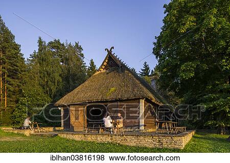 "Altja Korts, a simple restaurant in an old thatched house, Vihula, Laane-Viru County, Estonia, Europe" View Large Photo Image Stock Photo - "Altja Korts, a simple restaurant in an old thatched house, Vihula, Laane-Viru County, Estonia, Europe". Fotosearch
