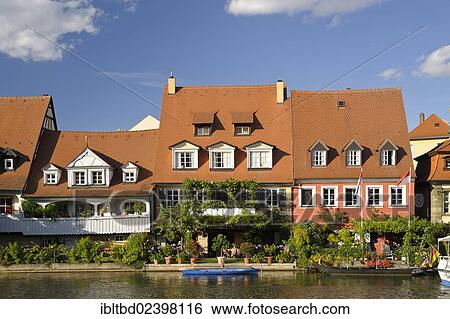 Stock Photograph - "Am Leintritt street, Bamberg, Bavaria, Germany, Europe". Fotosearch