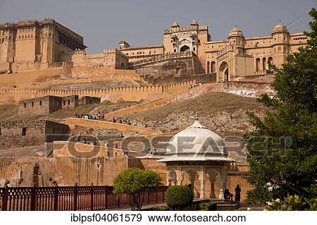 Stock Photo - "Amber Fort, Jaipur, Rajasthan, India, Asia". Fotosearch