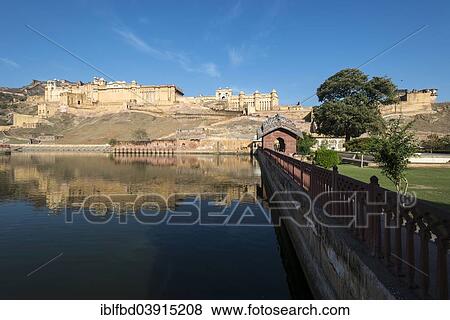 "Amber Palace and Maota Lake, Amer, Rajasthan, India, Asia" View Large Photo Image Stock Photo - "Amber Palace and Maota Lake, Amer, Rajasthan, India, Asia". Fotosearch