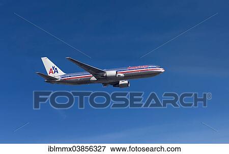 "American Airlines, Boeing 767-323 ER, in flight" View Large Photo Image Stock Photo - "American Airlines, Boeing 767-323 ER, in flight". Fotosearch