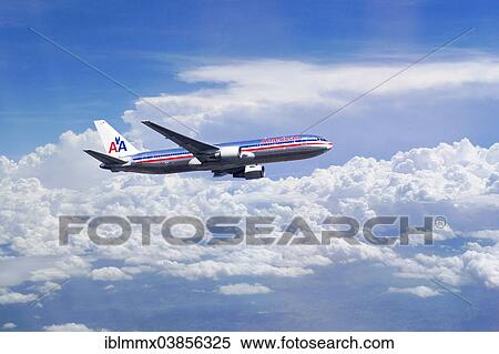 "American Airlines, Boeing 767-323 ER, in flight" View Large Photo Image Stock Photography - "American Airlines, Boeing 767-323 ER, in flight". Fotosearch