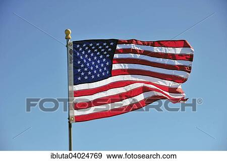 "American Flag, United States, North America" View Large Photo Image Stock Photo - "American Flag, United States, North America". Fotosearch