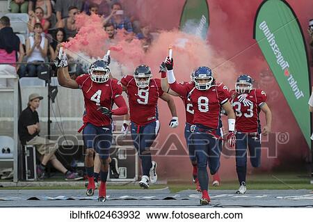 "American football, LB David Lambrecht, No. 8 Broncos, leads his team on the football field, Swarco Raiders Tirol vs. Calanda Broncos, Innsbruck, Tyrol, Austria, Europe" View Large Photo Image Stock Image - "American football, LB David Lambrecht, No. 8 Broncos, leads his team on the football field, Swarco Raiders Tirol vs. Calanda Broncos, Innsbruck, Tyrol, Austria, Europe". Fotosearch