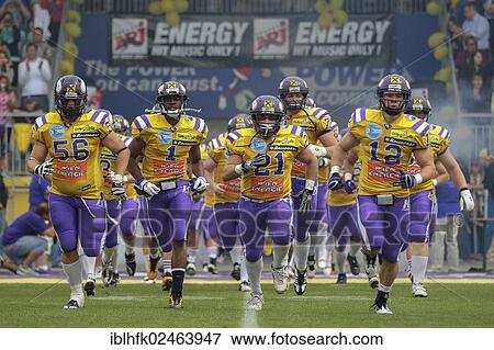 "American football, RB Thomas El-Badramani, No. 21 Vikings, leads his team on the football field, Vienna Vikings vs. Danube Dragons, Vienna, Vienna State, Austria, Europe" View Large Photo Image Stock Photo - "American football, RB Thomas El-Badramani, No. 21 Vikings, leads his team on the football field, Vienna Vikings vs. Danube Dragons, Vienna, Vienna State, Austria, Europe". Fotosearch