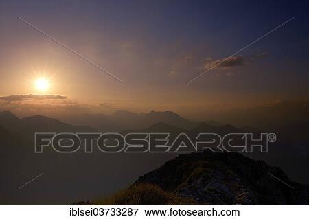 "Ammer Mountains at sunrise, Fussen, Ostallgau, Allgau, Schwabia, Bavaria, Germany, Europe" View Large Photo Image Stock Photo - "Ammer Mountains at sunrise, Fussen, Ostallgau, Allgau, Schwabia, Bavaria, Germany, Europe". Fotosearch