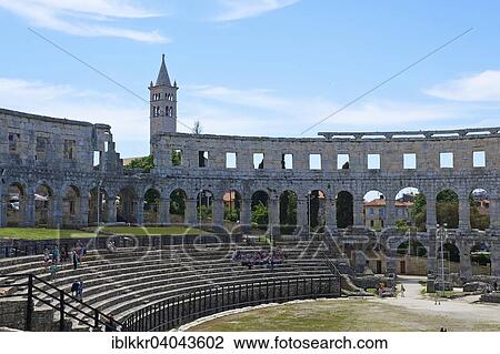 "Amphitheater, Pula, Istria, Croatia, Europe" View Large Photo Image Stock Image - "Amphitheater, Pula, Istria, Croatia, Europe". Fotosearch