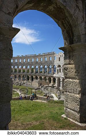 "Amphitheater, Pula, Istria, Croatia, Europe" View Large Photo Image Stock Image - "Amphitheater, Pula, Istria, Croatia, Europe". Fotosearch