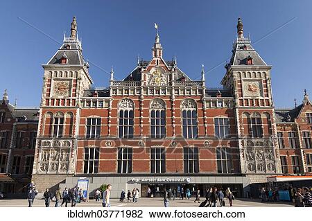 "Amsterdam Centraal or Central Station, Amsterdam, North Holland province, Netherlands" View Large Photo Image Stock Image - "Amsterdam Centraal or Central Station, Amsterdam, North Holland province, Netherlands". Fotosearch