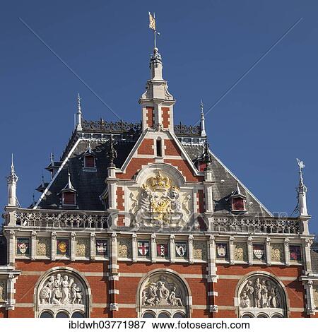 "Amsterdam Centraal or Central Station, Amsterdam, North Holland province, Netherlands" View Large Photo Image Stock Photo - "Amsterdam Centraal or Central Station, Amsterdam, North Holland province, Netherlands". Fotosearch