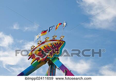 Amusement ride, Oktoberfest, Munich, Bavaria, Germany, Europe View Large Photo Image Stock Photo - Amusement ride, Oktoberfest, Munich, Bavaria, Germany, Europe. Fotosearch