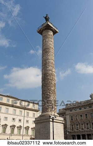 "An ancient Roman victory column, Column of Marcus Aurelius on Piazza Colonna square, ancient Rome, Lazio, Italy, Southern Europe, Europe" View Large Photo Image Stock Image - "An ancient Roman victory column, Column of Marcus Aurelius on Piazza Colonna square, ancient Rome, Lazio, Italy, Southern Europe, Europe". Fotosearch