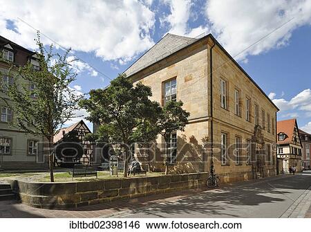 Stock Photograph - "An der Universitaet street, Bamberg, Bavaria, Germany, Europe". Fotosearch