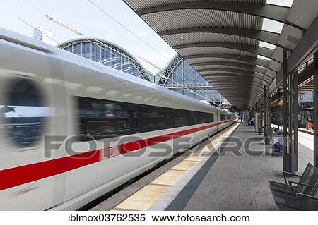 "An ICE pulling into the main station, Frankfurt am Main, Hesse, Germany, Europe" View Large Photo Image Stock Photography - "An ICE pulling into the main station, Frankfurt am Main, Hesse, Germany, Europe". Fotosearch