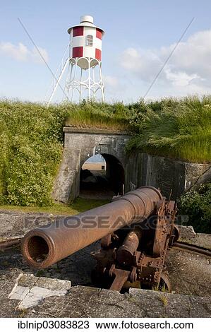 "An old cannon and a beacon at Trekroner Sofort or Three Crowns Sea Fortress, Copenhagen harbour, Copenhagen, Denmark, Europe" View Large Photo Image Stock Image - "An old cannon and a beacon at Trekroner Sofort or Three Crowns Sea Fortress, Copenhagen harbour, Copenhagen, Denmark, Europe". Fotosearch