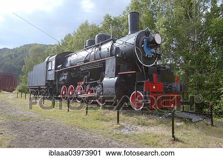 "An old steam locomotive, Circum-Baikal Railway, Trans-Siberian Railway, Irkutsk Oblast, Siberia, Russia, Europe" View Large Photo Image Stock Image - "An old steam locomotive, Circum-Baikal Railway, Trans-Siberian Railway, Irkutsk Oblast, Siberia, Russia, Europe". Fotosearch
