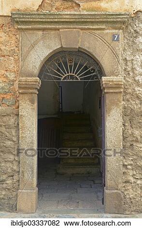 "An open door and a decaying facade, Calenzana, Corsica, France, Europe" View Large Photo Image Stock Image - "An open door and a decaying facade, Calenzana, Corsica, France, Europe". Fotosearch