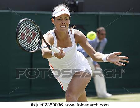 Stock Photograph - "Ana Ivanovic, SRB, Wimbledon Championships 2012 AELTC, ITF Grand Slam Tennis Tournament, London, England, United Kingdom, Europe". Fotosearch