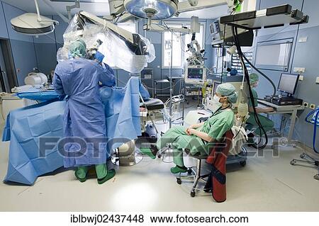 "Anaesthetist monitoring a spinal surgery with a neurosurgeon in an operating room, Oberschwaben Klinik St. Elisabeth Hospital, Ravensburg, Baden-Wuerttemberg, Germany, Europe" View Large Photo Image Stock Photo - "Anaesthetist monitoring a spinal surgery with a neurosurgeon in an operating room, Oberschwaben Klinik St. Elisabeth Hospital, Ravensburg, Baden-Wuerttemberg, Germany, Europe". Fotosearch