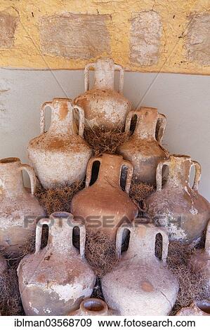 "Ancient amphorae, Museum of Underwater Archaeology in the Castle of St. Peter from the Knights of St. John, Bodrum, Mugla Province, Aegean region, Turkey, Asia" View Large Photo Image Stock Photo - "Ancient amphorae, Museum of Underwater Archaeology in the Castle of St. Peter from the Knights of St. John, Bodrum, Mugla Province, Aegean region, Turkey, Asia". Fotosearch
