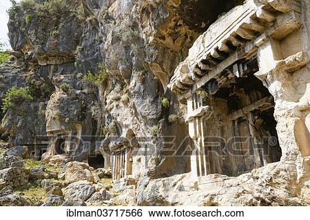 "Ancient city of Pinara, rock tombs, royal burial site, Xanthos Valley, Pinara, Mugla Province, Aegean region, Turkey, Asia" View Large Photo Image Stock Photograph - "Ancient city of Pinara, rock tombs, royal burial site, Xanthos Valley, Pinara, Mugla Province, Aegean region, Turkey, Asia". Fotosearch