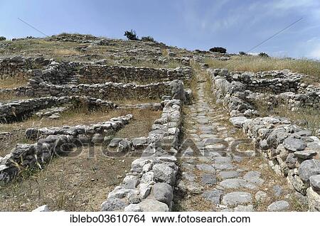 "Ancient Minoan settlement of Gournia, archaeological site, Gournia, Crete, Greece, Europe" View Large Photo Image Picture - "Ancient Minoan settlement of Gournia, archaeological site, Gournia, Crete, Greece, Europe". Fotosearch