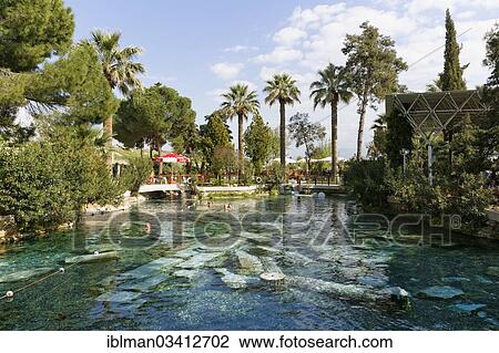 "Ancient pool, Pamukkale thermal pool, remains of the ancient city of Hierapolis, Hierapolis, near Pamukkale, Denizli Province, Aegean Region, Turkey, Asia" View Large Photo Image Stock Image - "Ancient pool, Pamukkale thermal pool, remains of the ancient city of Hierapolis, Hierapolis, near Pamukkale, Denizli Province, Aegean Region, Turkey, Asia". Fotosearch