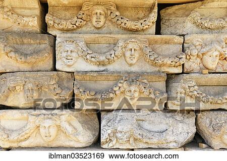 "Ancient reliefs, Aphrodisias, Aydin province, Aegean region, Turkey, Asia" View Large Photo Image Stock Photo - "Ancient reliefs, Aphrodisias, Aydin province, Aegean region, Turkey, Asia". Fotosearch