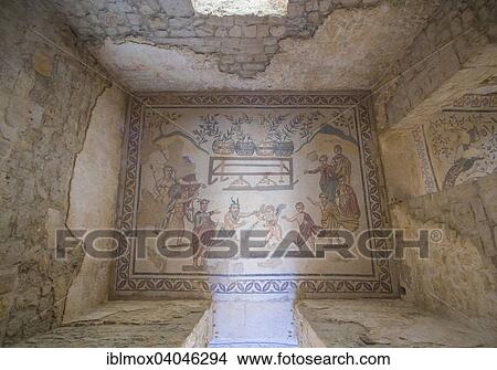 "Ancient Roman mosaic, devils and angels, Villa Romana del Casale, UNESCO World Heritage Site, near Piazza Armerina, Province of Enna, Sicily, Italy, Europe" View Large Photo Image Picture - "Ancient Roman mosaic, devils and angels, Villa Romana del Casale, UNESCO World Heritage Site, near Piazza Armerina, Province of Enna, Sicily, Italy, Europe". Fotosearch