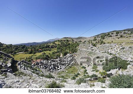 "Ancient Roman theater, Selge, Pisidia, Koprulu Canyon National Park, Antalya Province, Turkey, Asia" View Large Photo Image Stock Image - "Ancient Roman theater, Selge, Pisidia, Koprulu Canyon National Park, Antalya Province, Turkey, Asia". Fotosearch