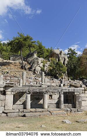 "Ancient sanctuary of Labranda or Labraunda near Milas, Mugla Province, Caria, Aegean, Turkey, Asia" View Large Photo Image Stock Photograph - "Ancient sanctuary of Labranda or Labraunda near Milas, Mugla Province, Caria, Aegean, Turkey, Asia". Fotosearch