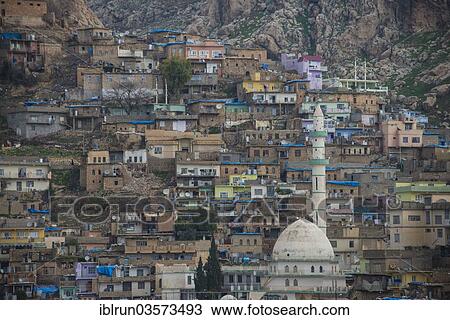 "Ancient town of Aqrah, Aqrah, Iraqi Kurdistan, Iraq, Asia" View Large Photo Image Stock Image - "Ancient town of Aqrah, Aqrah, Iraqi Kurdistan, Iraq, Asia". Fotosearch