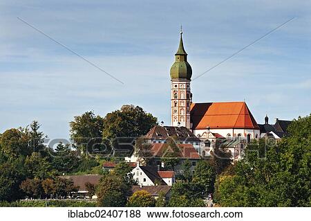 Stock Photo - "Andechs Abbey, Bavaria, Germany, Europe". Fotosearch