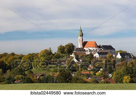 "Andechs Abbey in autumn, Bavaria, Germany, Europe, PublicGround, Europe" View Large Photo Image Stock Image - "Andechs Abbey in autumn, Bavaria, Germany, Europe, PublicGround, Europe". Fotosearch