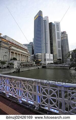 "Anderson Bridge over the Singapore River, Fullerton Hotel and skyscrapers of the Financial District at back, Central Area, Central Business District, Singapore, Asia" View Large Photo Image Stock Photo - "Anderson Bridge over the Singapore River, Fullerton Hotel and skyscrapers of the Financial District at back, Central Area, Central Business District, Singapore, Asia". Fotosearch