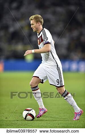 Stock Photo - "Andre Schurrle (GER) playing the ball, Signal Iduna Park, Dortmund, North Rhine-Westphalia, Germany, Europe". Fotosearch