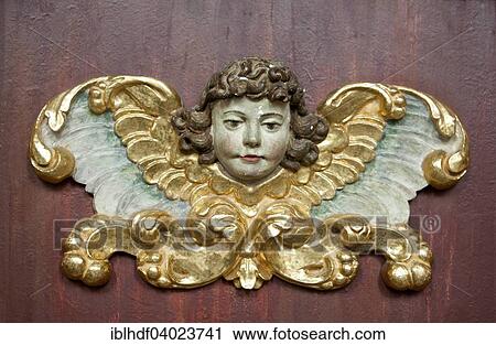 "Angel figure in the monastery church of St. Stephen and St. Vitus, Imperial Abbey of Corvey, UNESCO World Heritage Site, Hoxter, North Rhine-Westphalia, Germany, Europe" View Large Photo Image Stock Image - "Angel figure in the monastery church of St. Stephen and St. Vitus, Imperial Abbey of Corvey, UNESCO World Heritage Site, Hoxter, North Rhine-Westphalia, Germany, Europe". Fotosearch