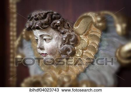 "Angel figure in the monastery church of St. Stephen and St. Vitus, Imperial Abbey of Corvey, UNESCO World Heritage Site, Hoxter, North Rhine-Westphalia, Germany, Europe" View Large Photo Image Stock Image - "Angel figure in the monastery church of St. Stephen and St. Vitus, Imperial Abbey of Corvey, UNESCO World Heritage Site, Hoxter, North Rhine-Westphalia, Germany, Europe". Fotosearch
