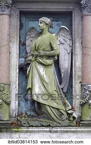 "Angel, old grave sculpture, cemetery, Carlsbad, Czech Republic, Europe" View Large Photo Image Stock Image - "Angel, old grave sculpture, cemetery, Carlsbad, Czech Republic, Europe". Fotosearch